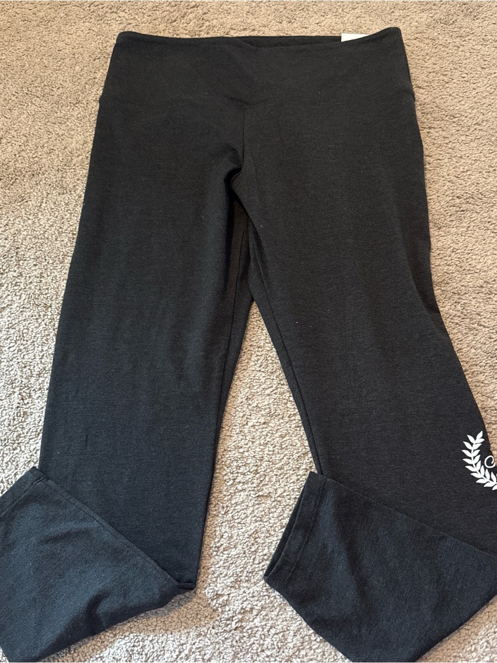 Dark Grey Stretch Yoga Pants